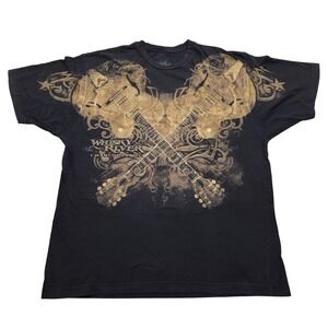 Whisky River Bar & Grill Charlotte NC Short Sleeve T-Shirt Black Mens 2XL